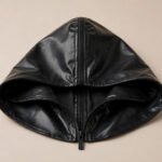 Black Latex Control Hood For Her