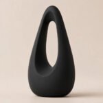 Hollow Black Silicone Butt Plug