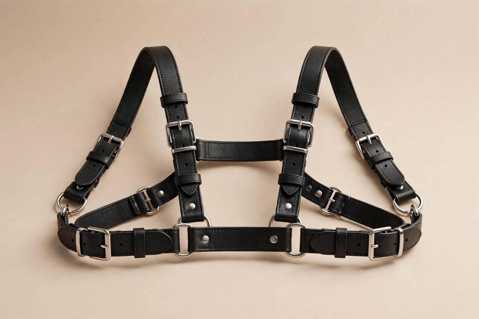 maison-leather-strap-on-noir-black Maison Leather Strap-On (Noir Black) - Image 1