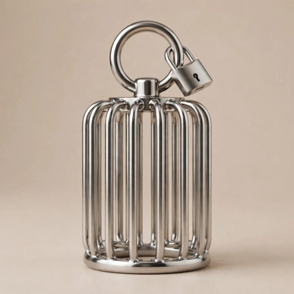 Maximum Security Steel Chastity Cage