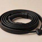 Noir Valentine Leather Heart Whip