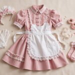 Pink Maid Lingerie Costume Set