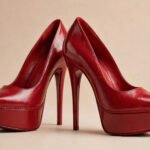 Pleasers – Red Stripper Heels