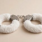 Plush Handcuffs white