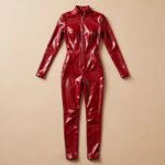 Red Latex Bodysuit