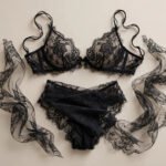 Sexy Black Lace Bra Set