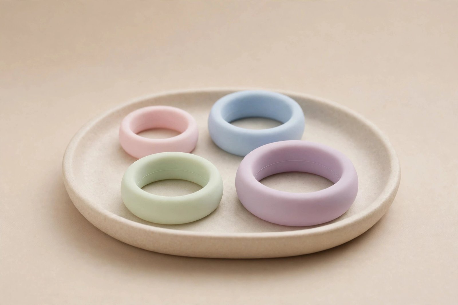 super-soft-tpe-cock-ring-set-x-4 Super Soft TPE Cock Ring Set x 4 - Image 1
